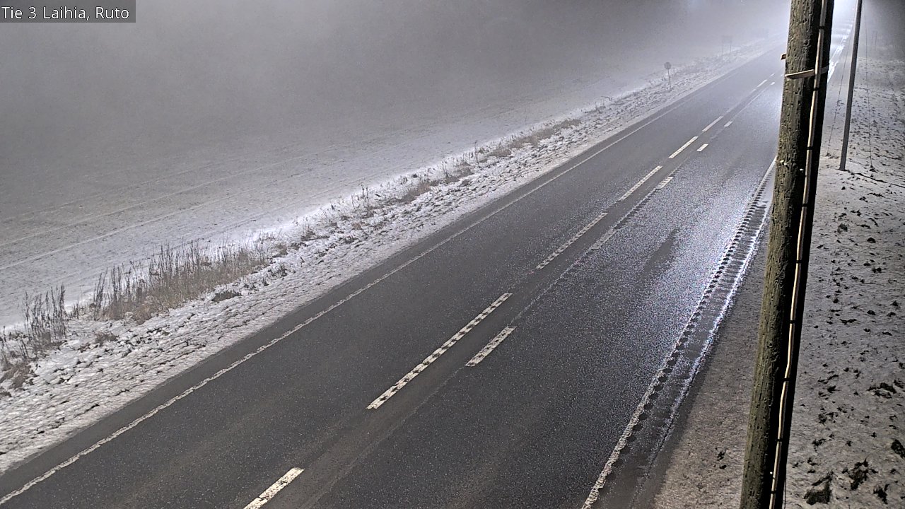 Weather Camera Image Road 3 Laihia, Ruto, Laihia, Pohjanmaa