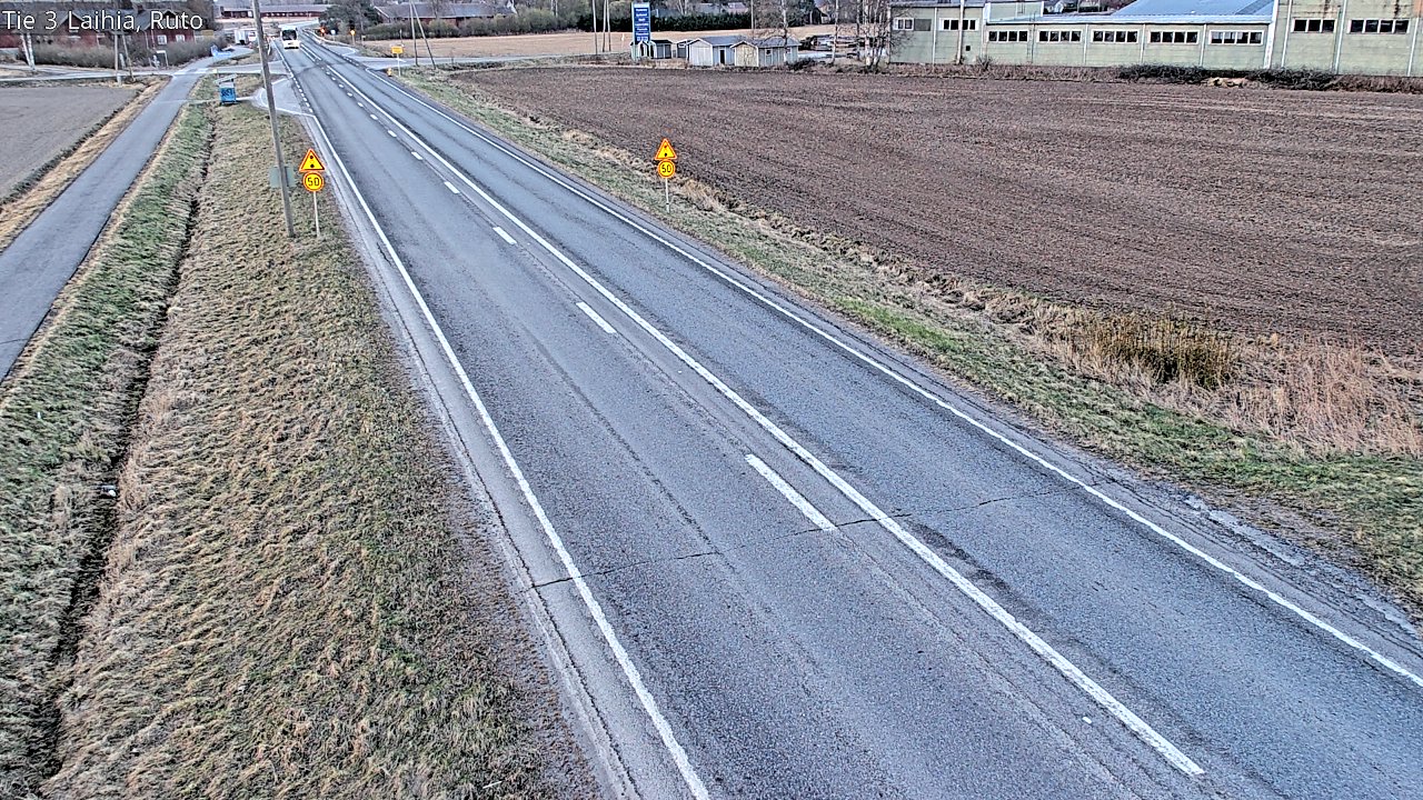 Weather Camera Image Väg 3 Laihela, Ruto, Laihia, Pohjanmaa