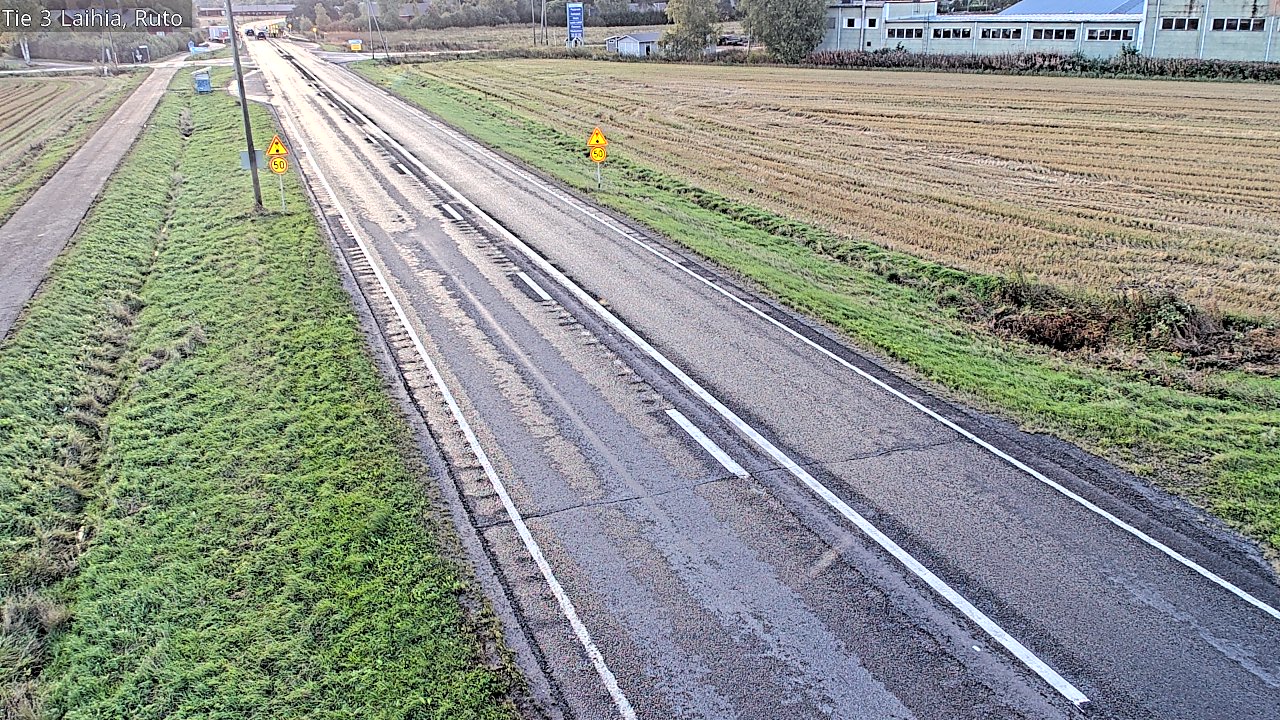 Weather Camera Image Road 3 Laihia, Ruto, Laihia, Pohjanmaa