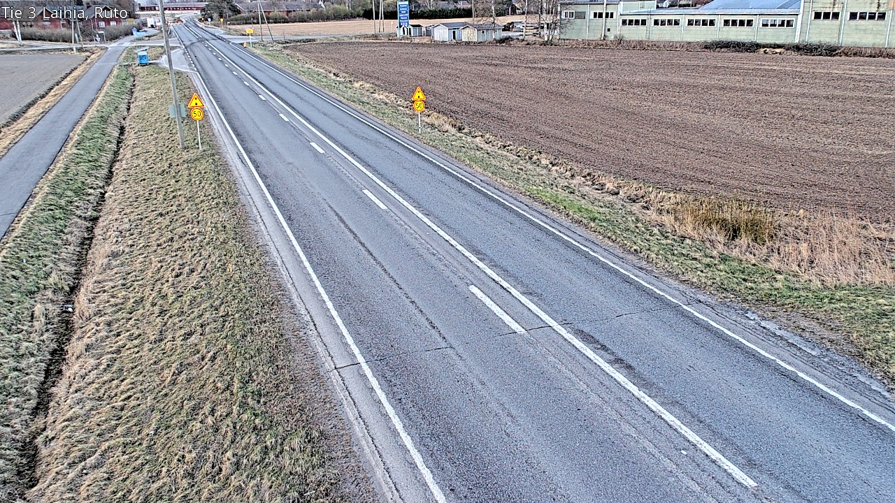 Weather Camera Image Väg 3 Laihela, Ruto, Laihia, Pohjanmaa