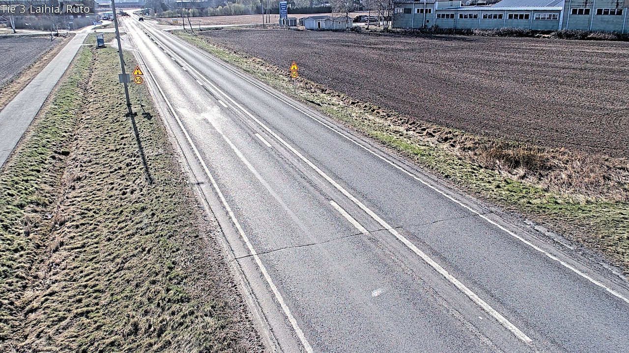 Weather Camera Image Väg 3 Laihela, Ruto, Laihia, Pohjanmaa