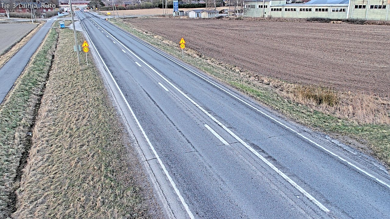Weather Camera Image Väg 3 Laihela, Ruto, Laihia, Pohjanmaa