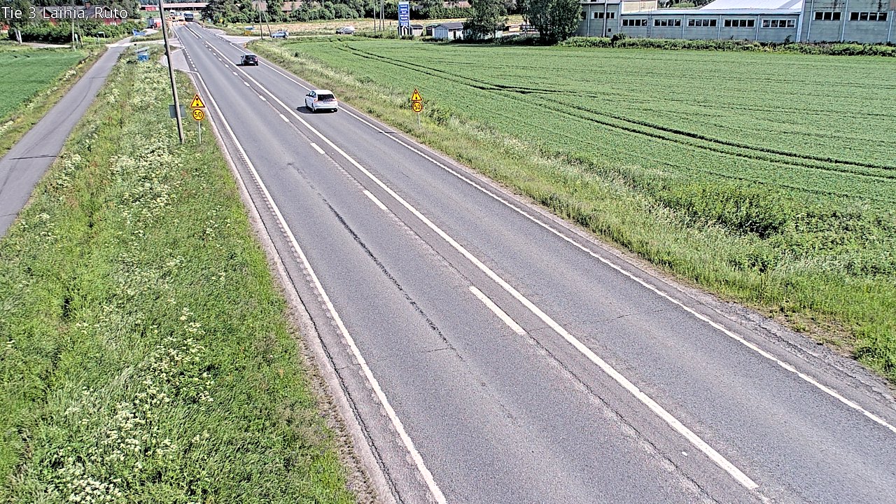 Weather Camera Image Väg 3 Laihela, Ruto, Laihia, Pohjanmaa
