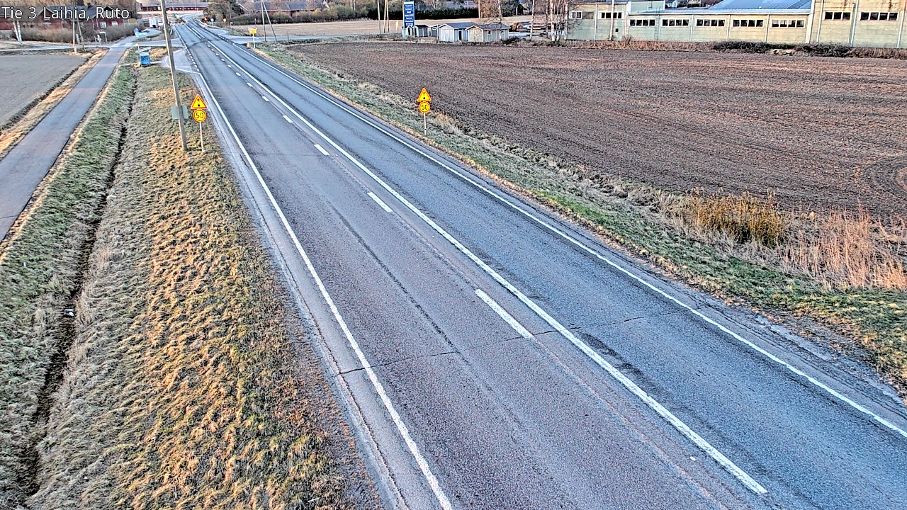 Weather Camera Image Väg 3 Laihela, Ruto, Laihia, Pohjanmaa