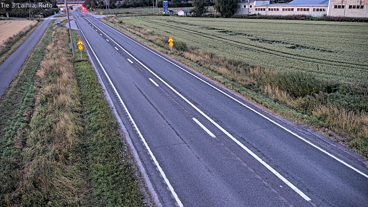 Weather Camera Image Road 3 Laihia, Ruto, Laihia, Pohjanmaa
