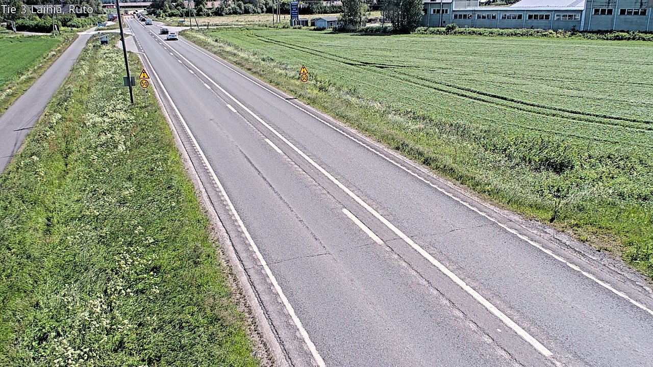 Weather Camera Image Road 3 Laihia, Ruto, Laihia, Pohjanmaa