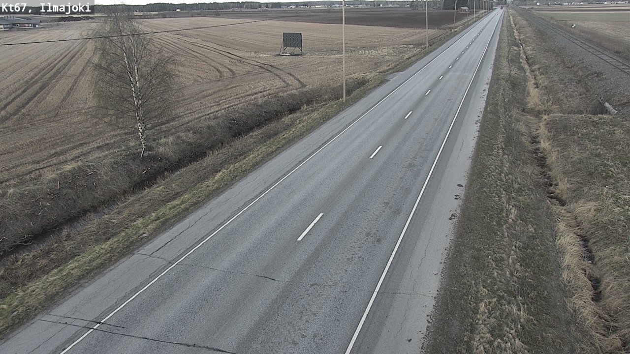 Weather Camera Image Road 67 Ilmajoki, Ilmajoki, Etelä-Pohjanmaa
