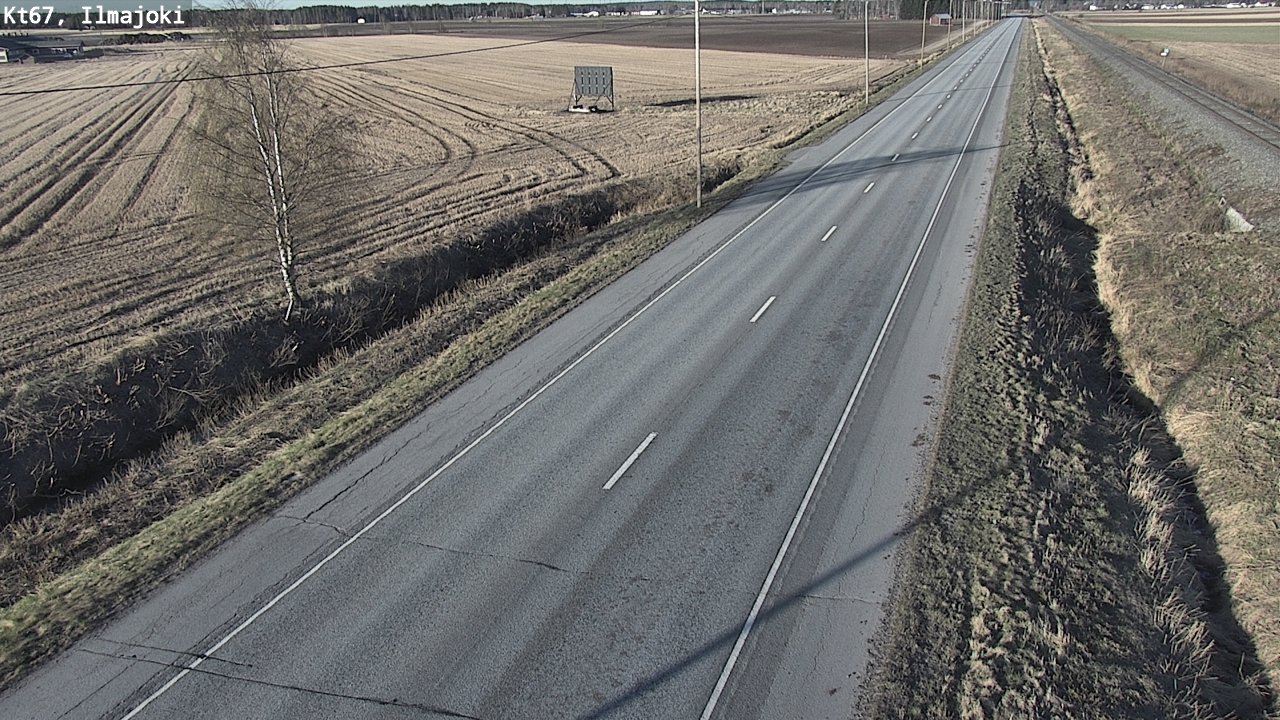 Weather Camera Image Road 67 Ilmajoki, Ilmajoki, Etelä-Pohjanmaa