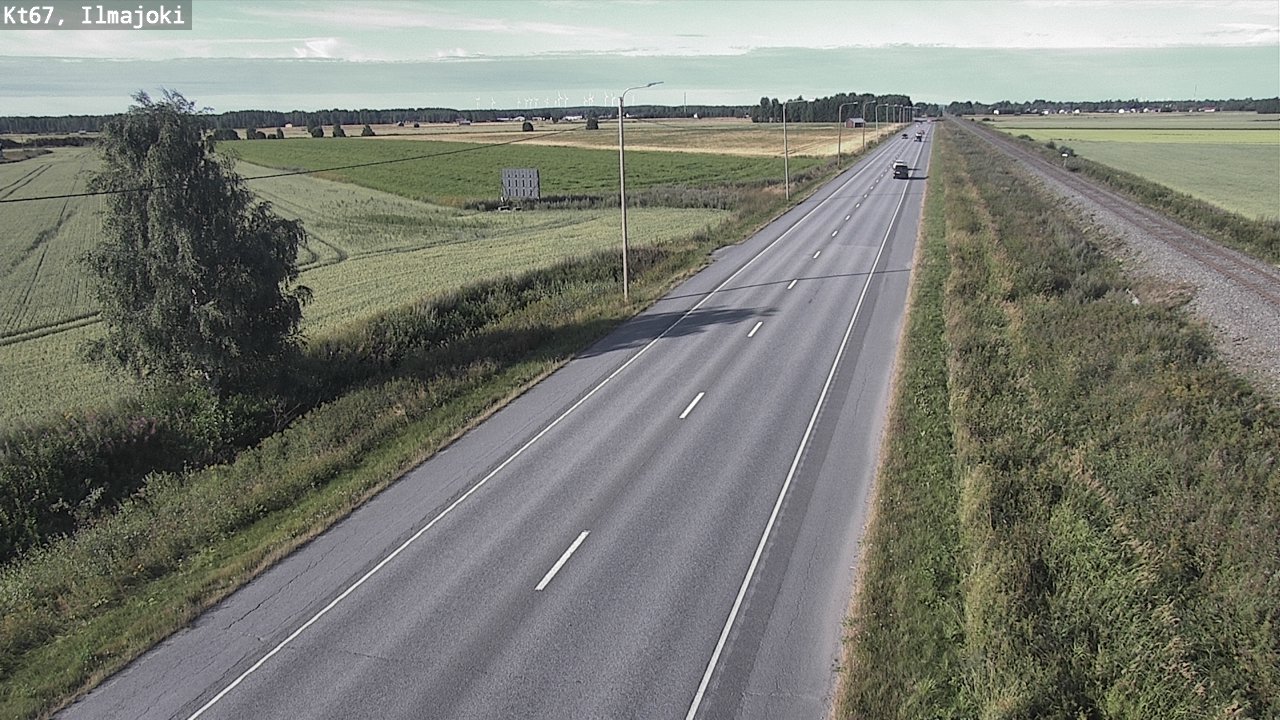 Weather Camera Image Road 67 Ilmajoki, Ilmajoki, Etelä-Pohjanmaa