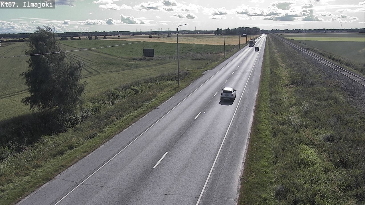 Weather Camera Image Road 67 Ilmajoki, Ilmajoki, Etelä-Pohjanmaa