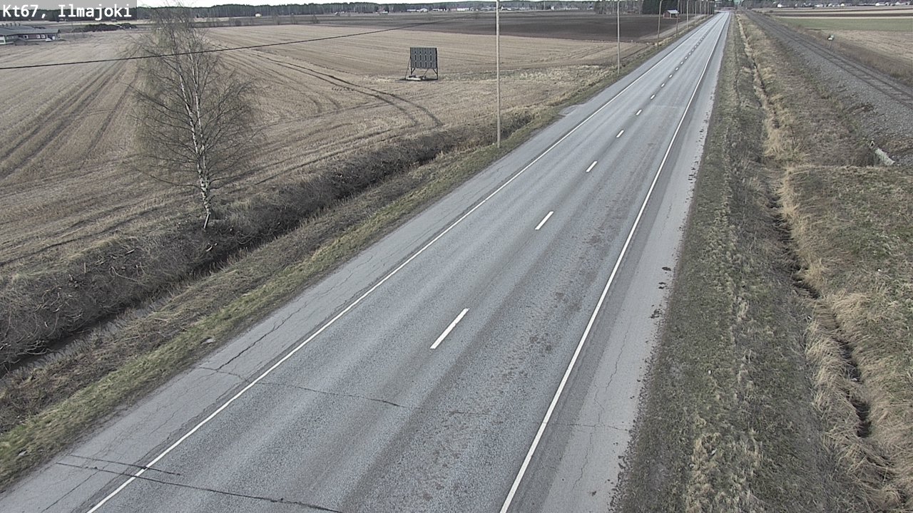 Weather Camera Image Road 67 Ilmajoki, Ilmajoki, Etelä-Pohjanmaa