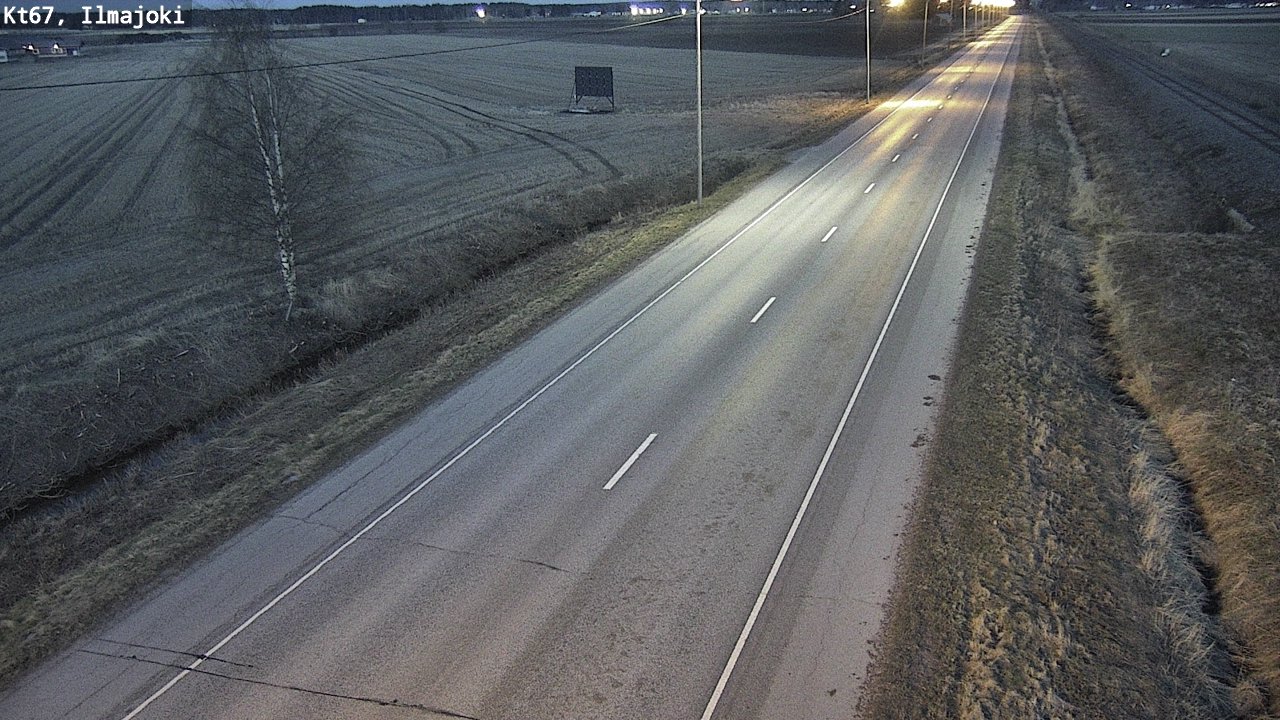 Weather Camera Image Road 67 Ilmajoki, Ilmajoki, Etelä-Pohjanmaa