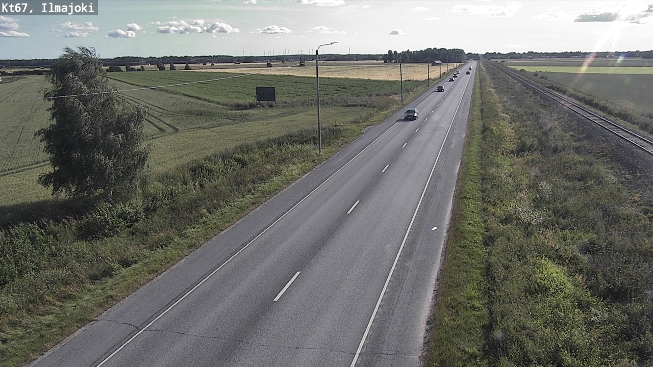 Weather Camera Image Road 67 Ilmajoki, Ilmajoki, Etelä-Pohjanmaa
