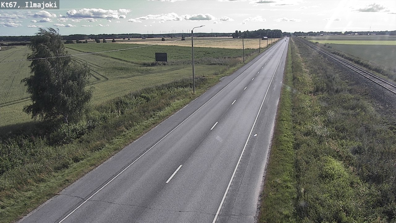 Weather Camera Image Road 67 Ilmajoki, Ilmajoki, Etelä-Pohjanmaa