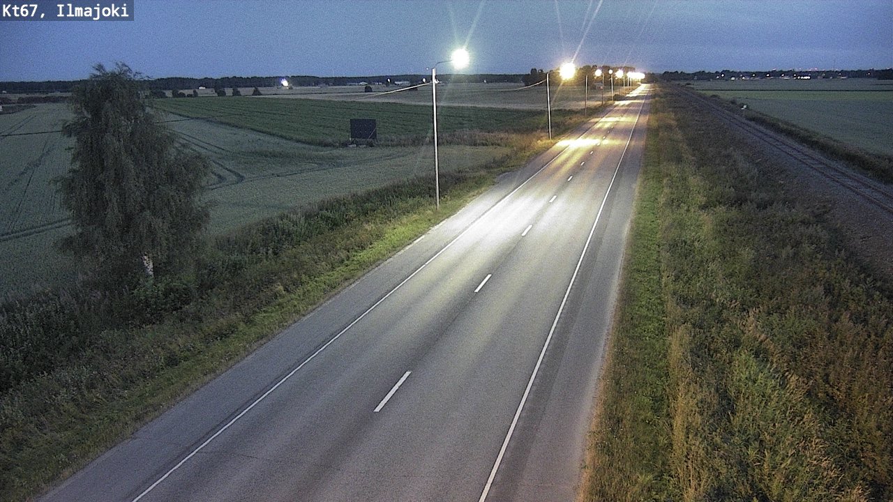 Weather Camera Image Road 67 Ilmajoki, Ilmajoki, Etelä-Pohjanmaa