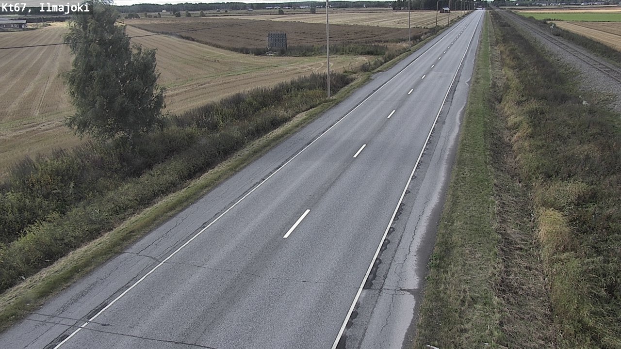 Weather Camera Image Road 67 Ilmajoki, Ilmajoki, Etelä-Pohjanmaa