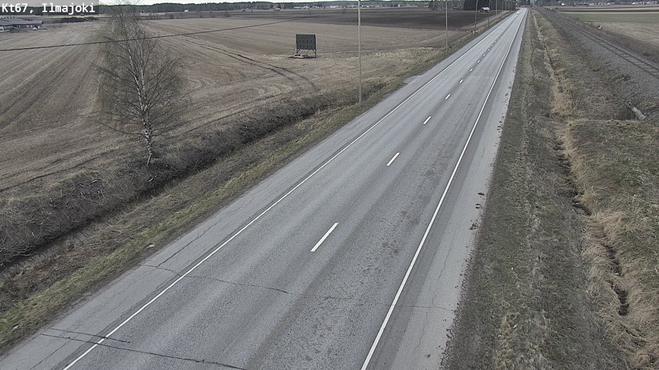 Weather Camera Image Road 67 Ilmajoki, Ilmajoki, Etelä-Pohjanmaa