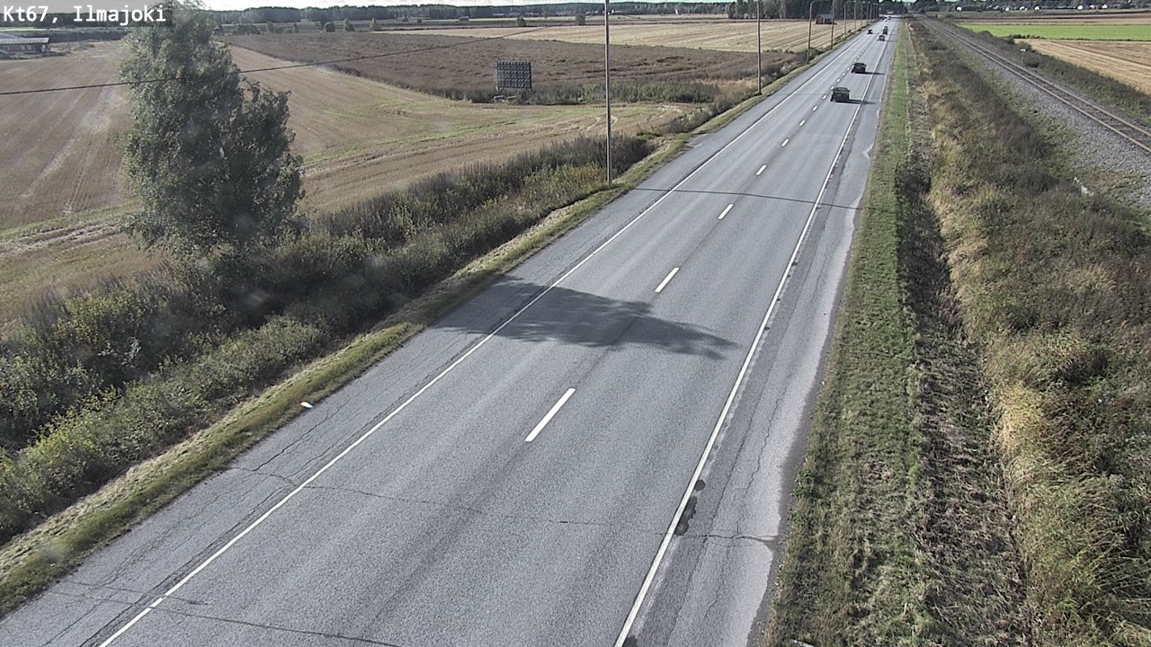 Weather Camera Image Road 67 Ilmajoki, Ilmajoki, Etelä-Pohjanmaa
