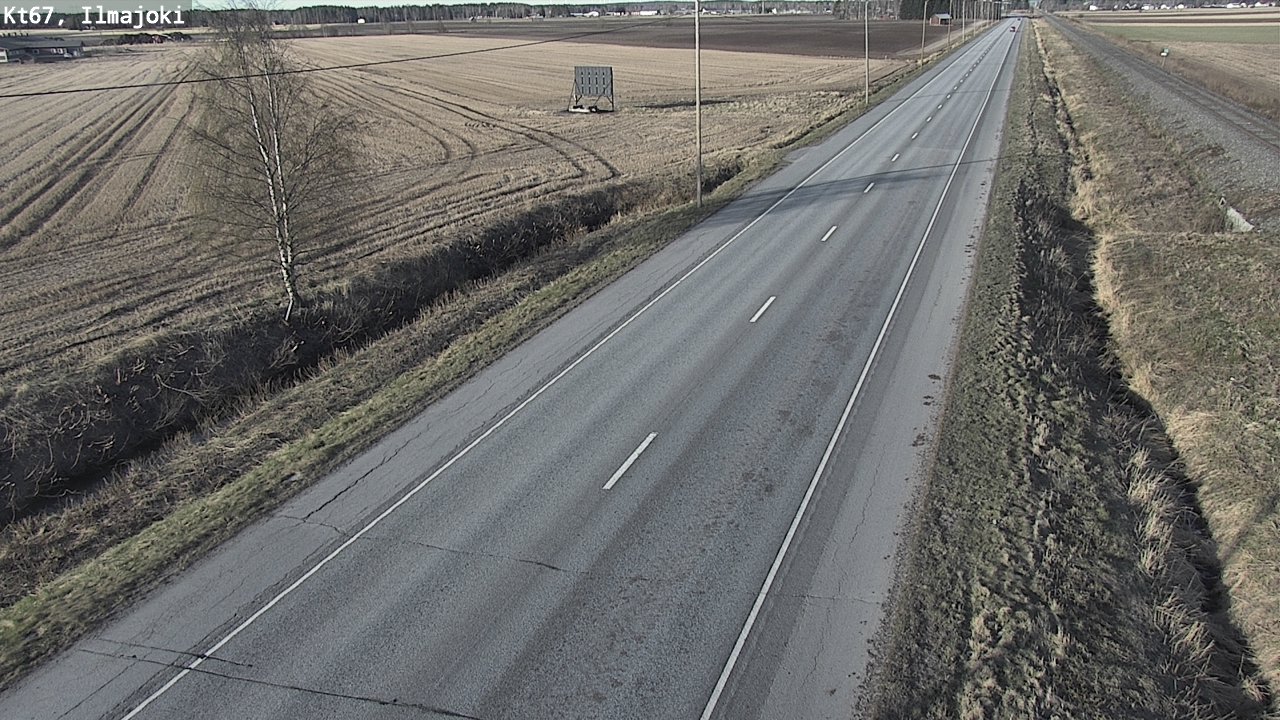 Weather Camera Image Road 67 Ilmajoki, Ilmajoki, Etelä-Pohjanmaa