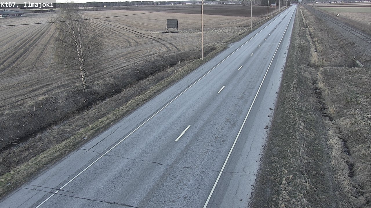 Weather Camera Image Road 67 Ilmajoki, Ilmajoki, Etelä-Pohjanmaa