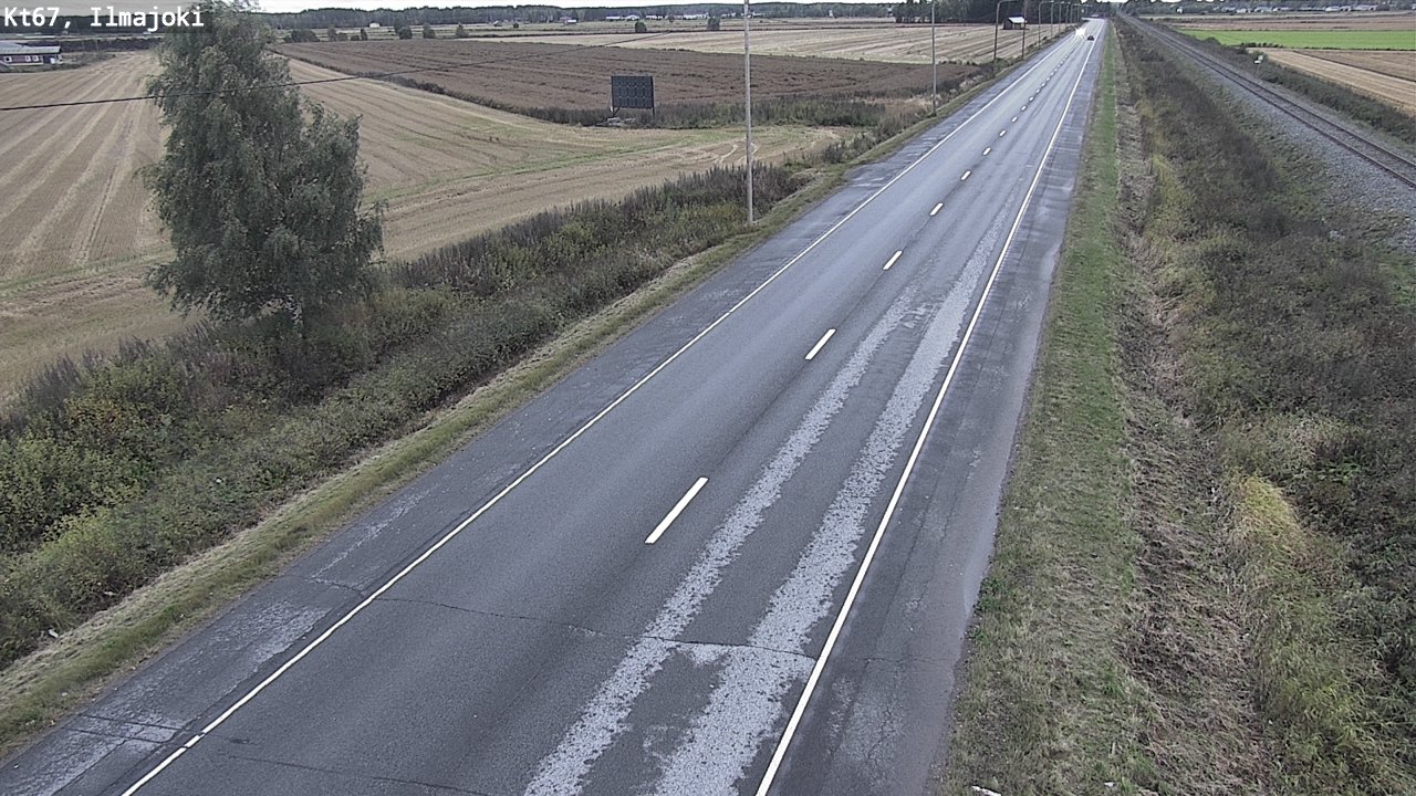 Weather Camera Image Road 67 Ilmajoki, Ilmajoki, Etelä-Pohjanmaa