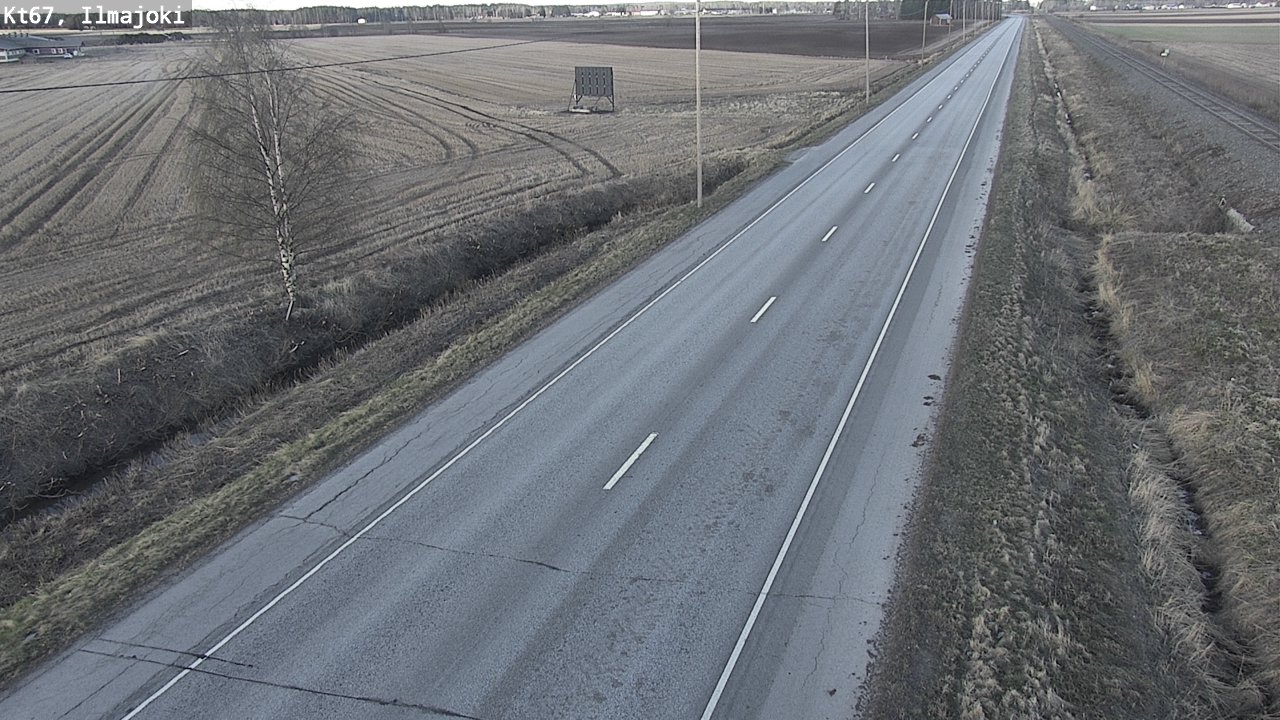 Weather Camera Image Road 67 Ilmajoki, Ilmajoki, Etelä-Pohjanmaa