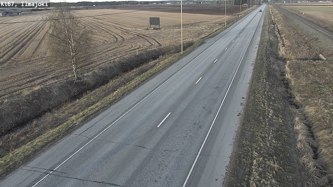 Weather Camera Image Road 67 Ilmajoki, Ilmajoki, Etelä-Pohjanmaa