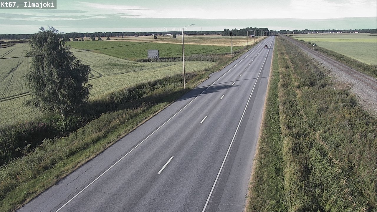 Weather Camera Image Road 67 Ilmajoki, Ilmajoki, Etelä-Pohjanmaa