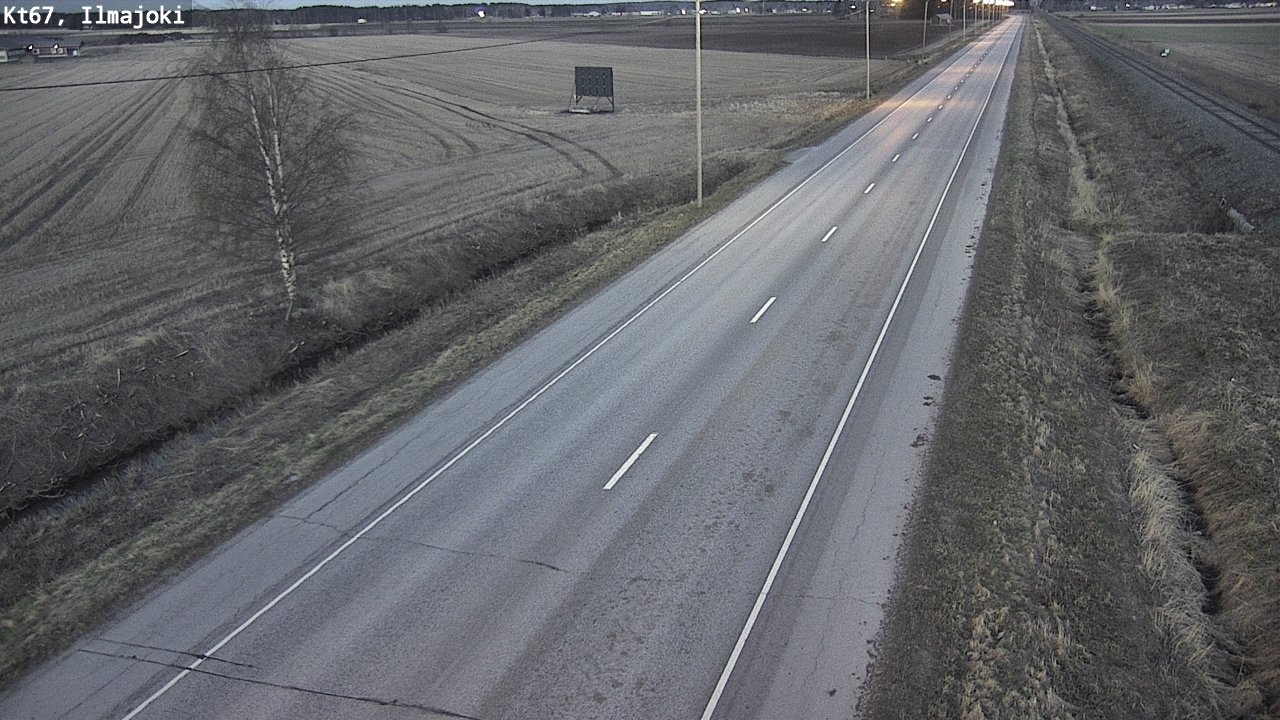 Weather Camera Image Road 67 Ilmajoki, Ilmajoki, Etelä-Pohjanmaa