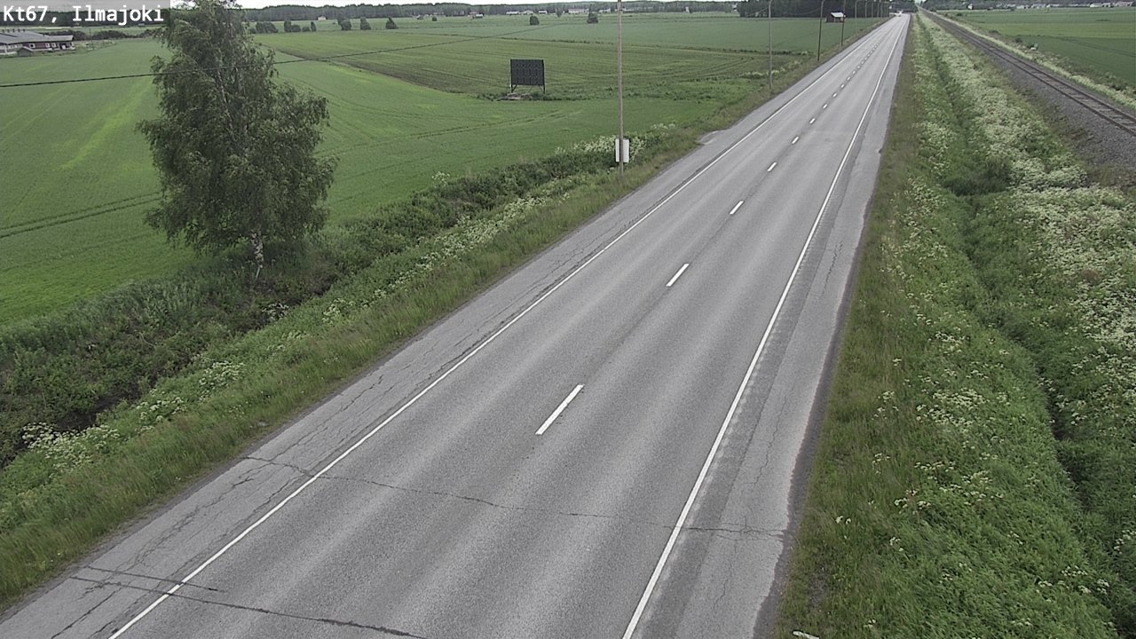 Weather Camera Image Road 67 Ilmajoki, Ilmajoki, Etelä-Pohjanmaa