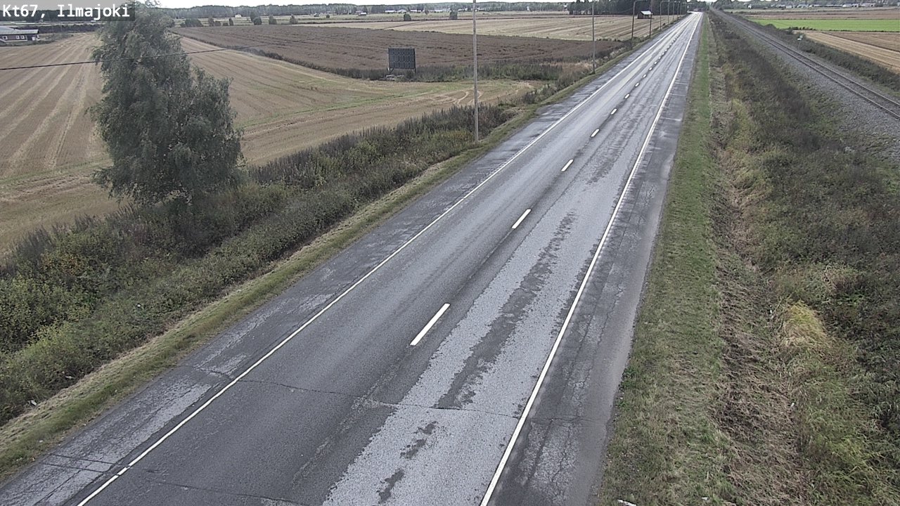 Weather Camera Image Road 67 Ilmajoki, Ilmajoki, Etelä-Pohjanmaa