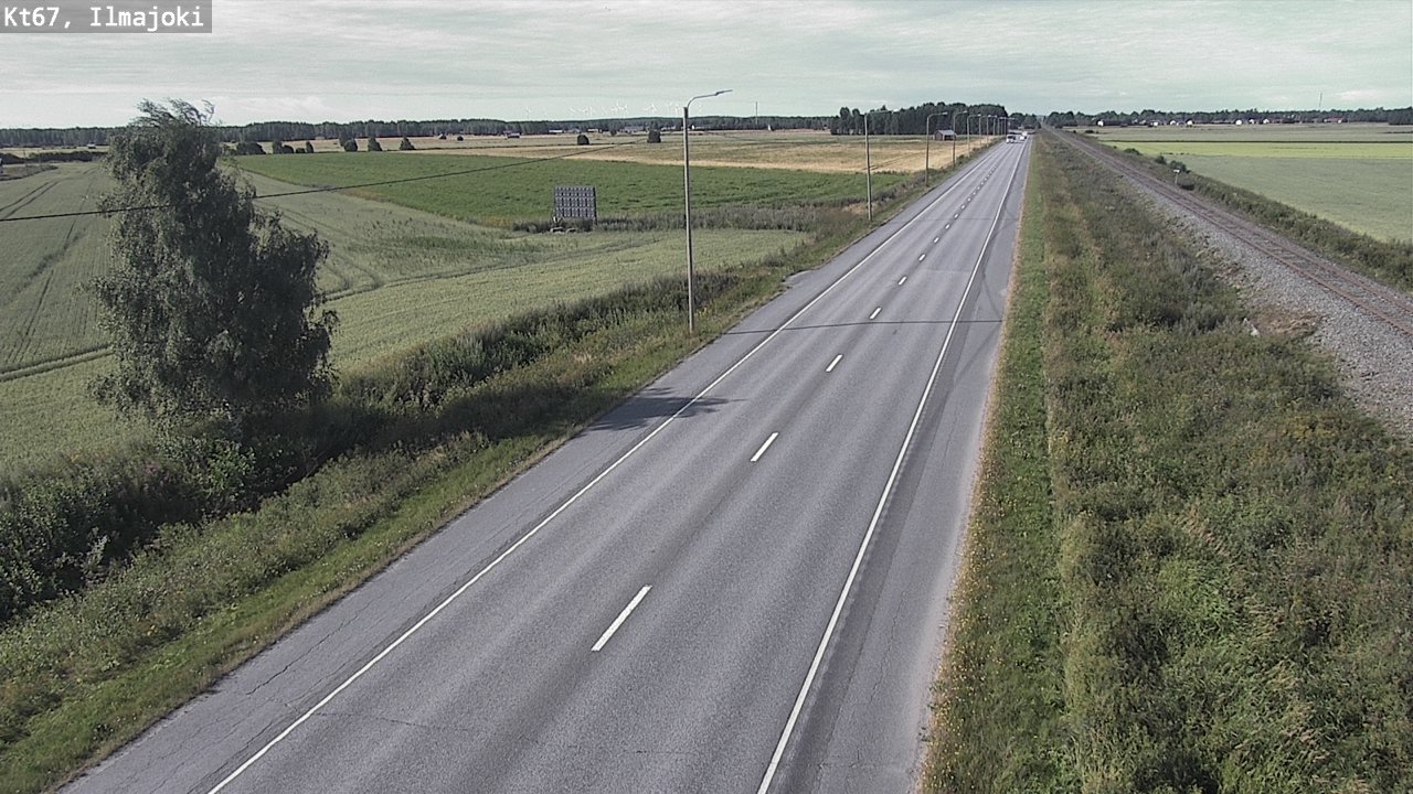 Weather Camera Image Road 67 Ilmajoki, Ilmajoki, Etelä-Pohjanmaa