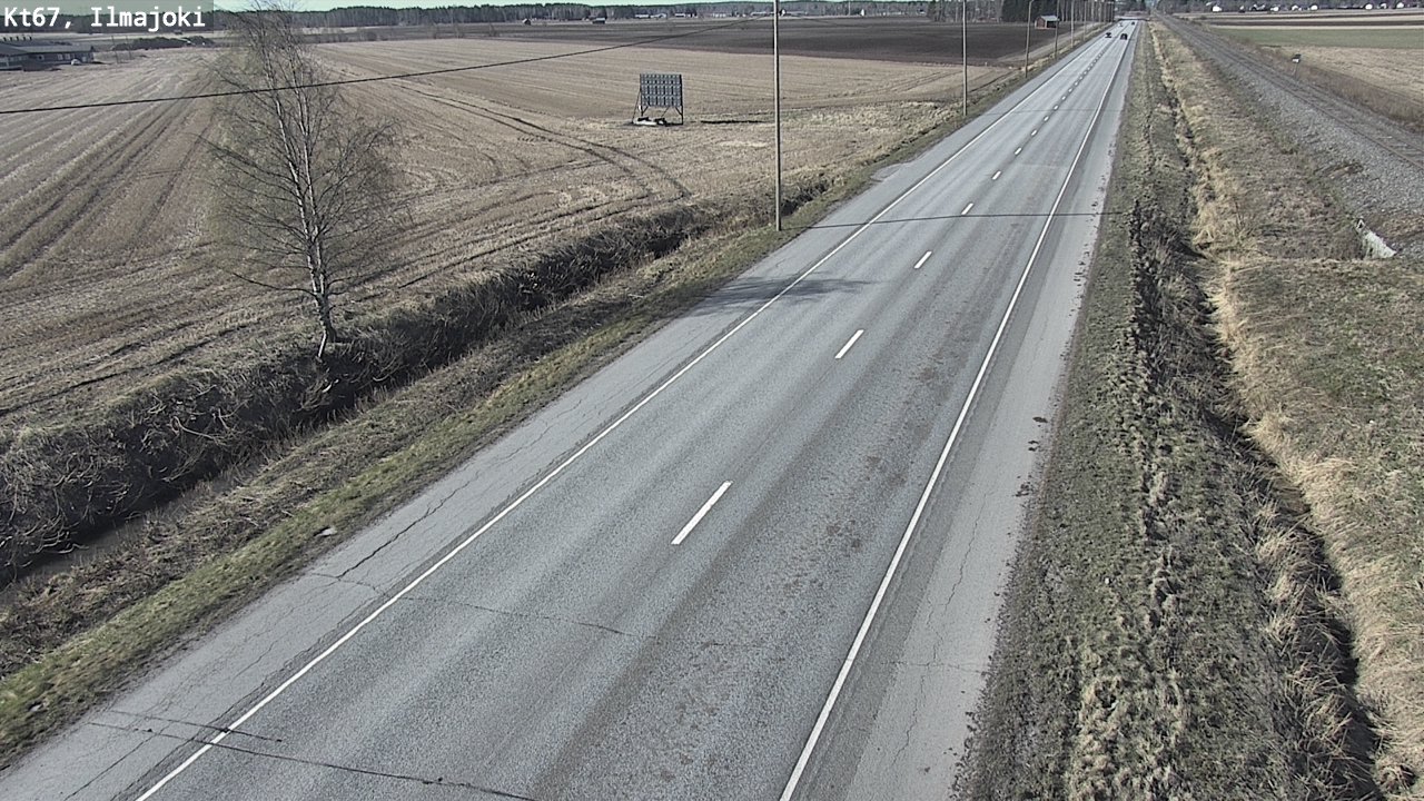 Weather Camera Image Road 67 Ilmajoki, Ilmajoki, Etelä-Pohjanmaa