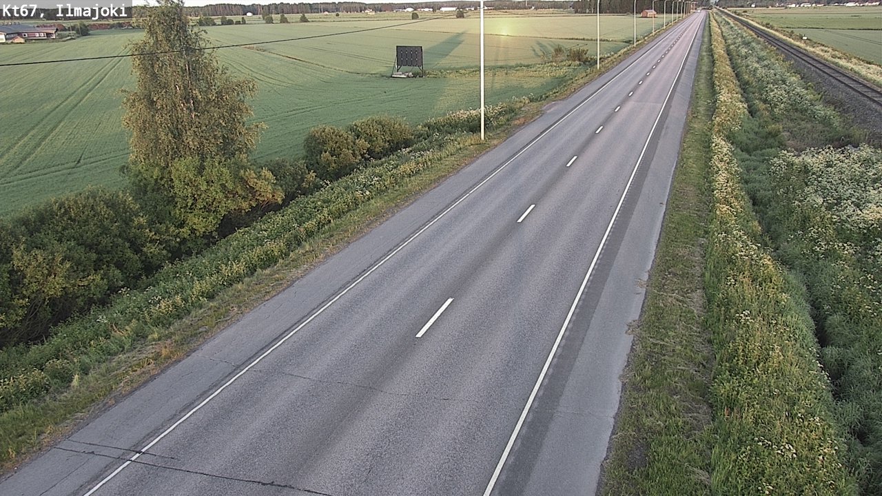 Weather Camera Image Road 67 Ilmajoki, Ilmajoki, Etelä-Pohjanmaa