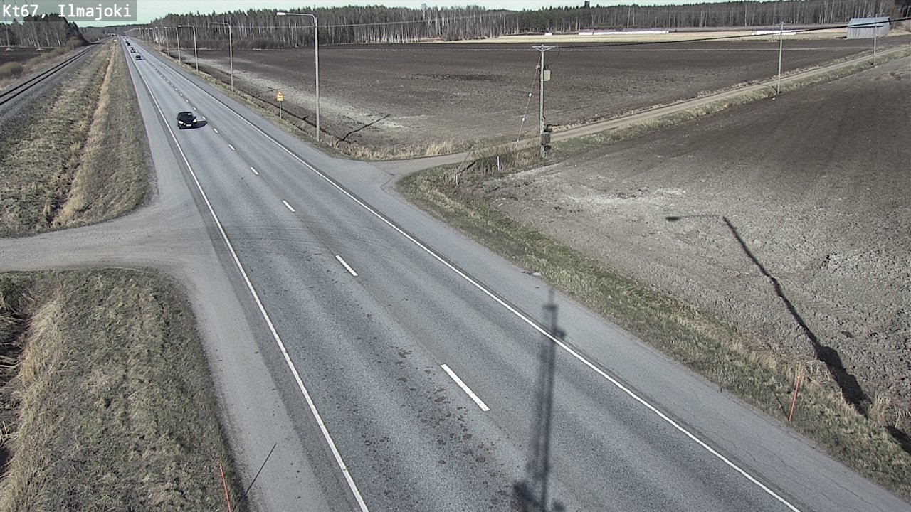 Weather Camera Image Road 67 Ilmajoki, Ilmajoki, Etelä-Pohjanmaa