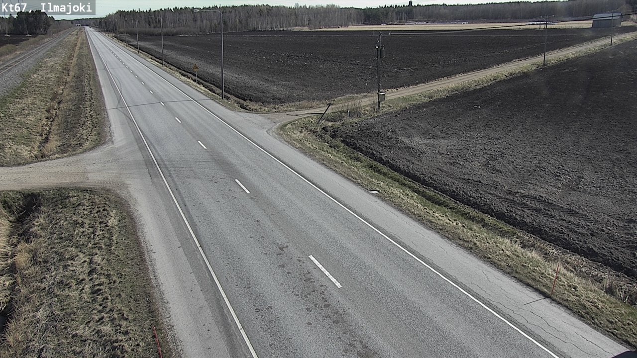Weather Camera Image Road 67 Ilmajoki, Ilmajoki, Etelä-Pohjanmaa
