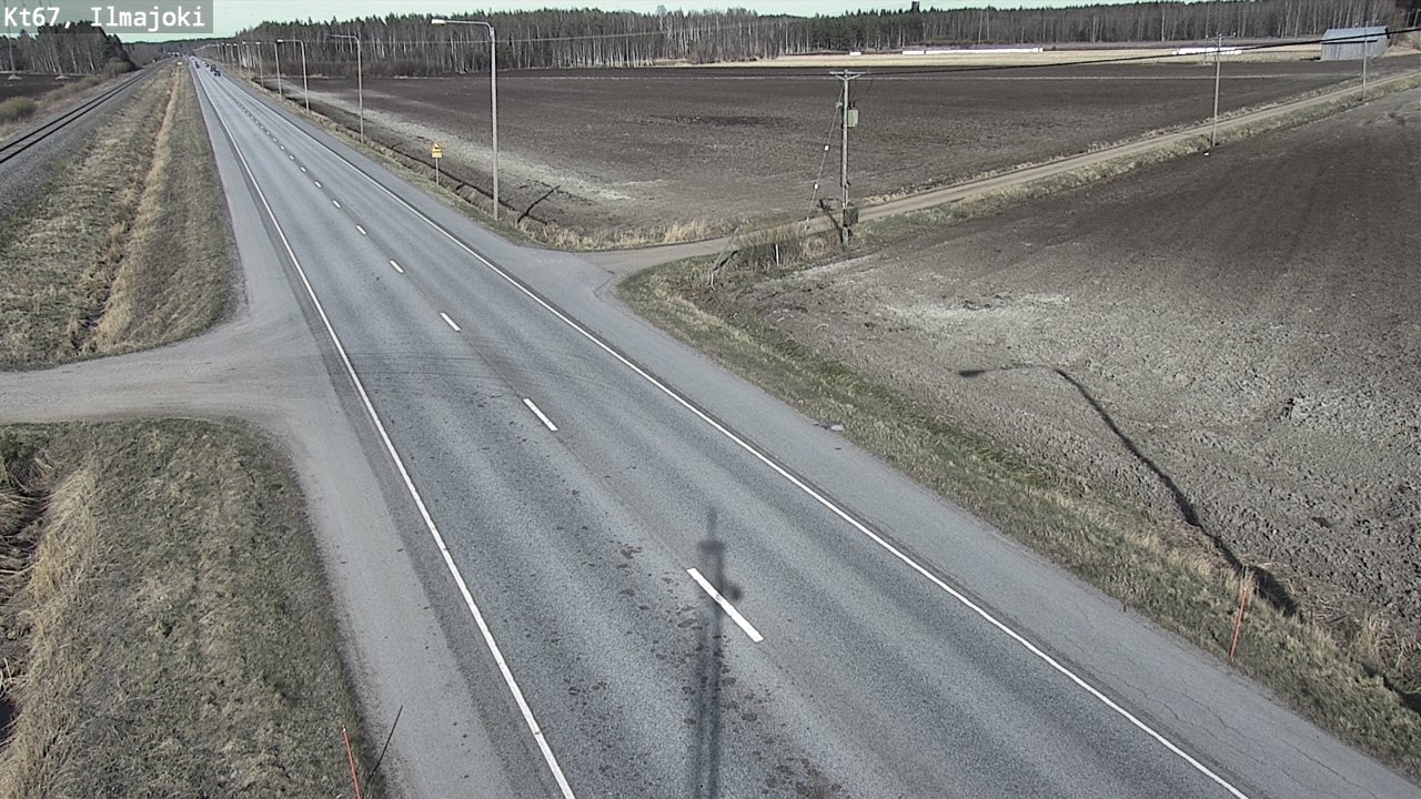 Weather Camera Image Road 67 Ilmajoki, Ilmajoki, Etelä-Pohjanmaa