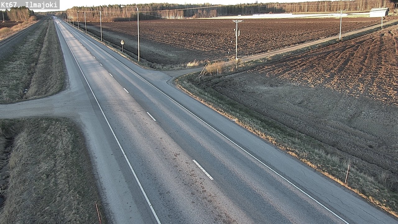 Weather Camera Image Road 67 Ilmajoki, Ilmajoki, Etelä-Pohjanmaa