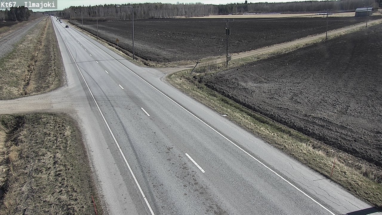 Weather Camera Image Road 67 Ilmajoki, Ilmajoki, Etelä-Pohjanmaa