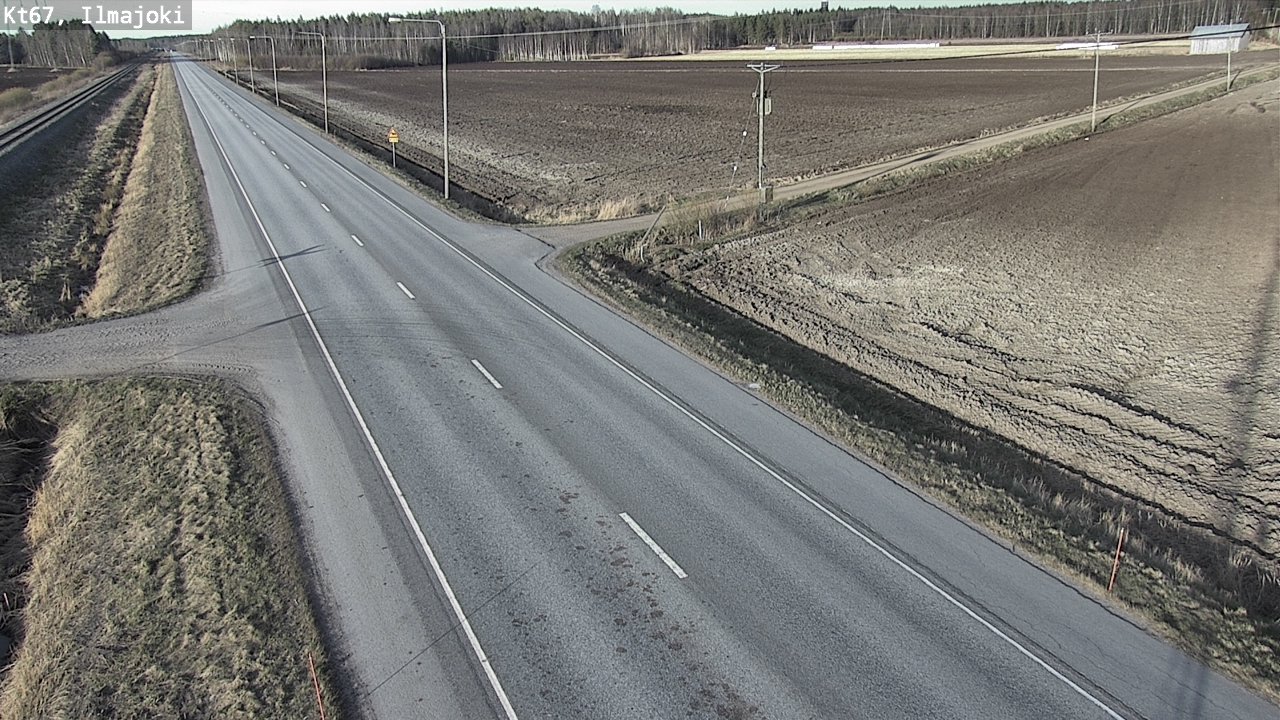Weather Camera Image Road 67 Ilmajoki, Ilmajoki, Etelä-Pohjanmaa