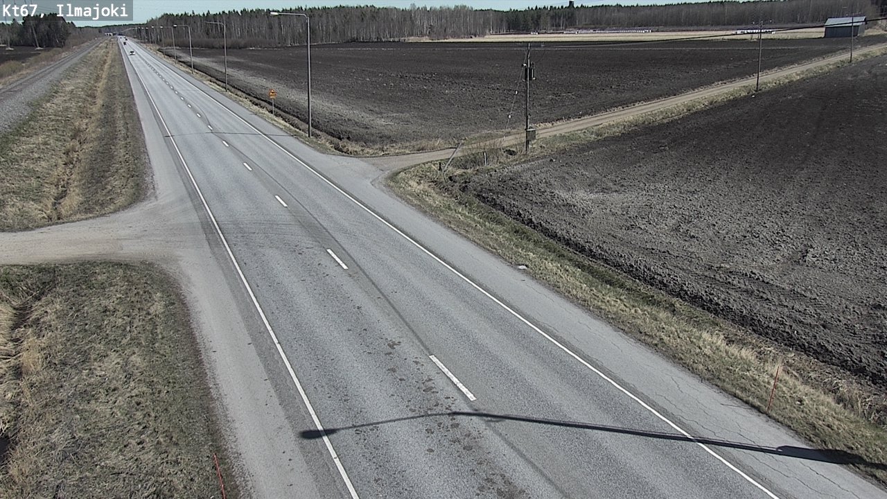 Weather Camera Image Road 67 Ilmajoki, Ilmajoki, Etelä-Pohjanmaa