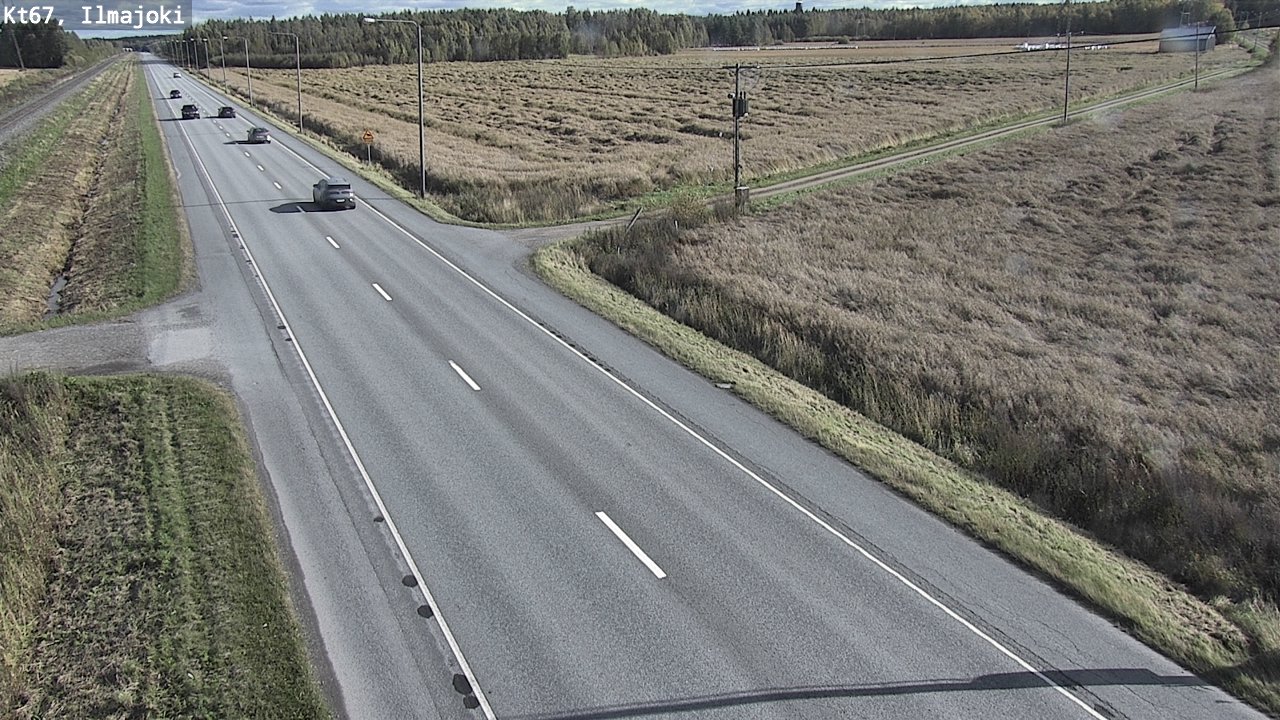 Weather Camera Image Road 67 Ilmajoki, Ilmajoki, Etelä-Pohjanmaa