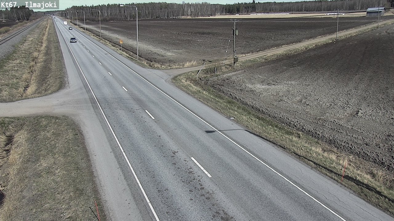 Weather Camera Image Road 67 Ilmajoki, Ilmajoki, Etelä-Pohjanmaa