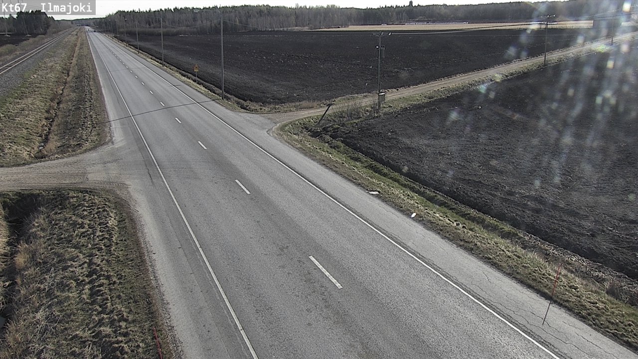 Weather Camera Image Road 67 Ilmajoki, Ilmajoki, Etelä-Pohjanmaa
