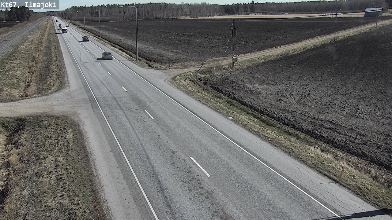 Weather Camera Image Road 67 Ilmajoki, Ilmajoki, Etelä-Pohjanmaa