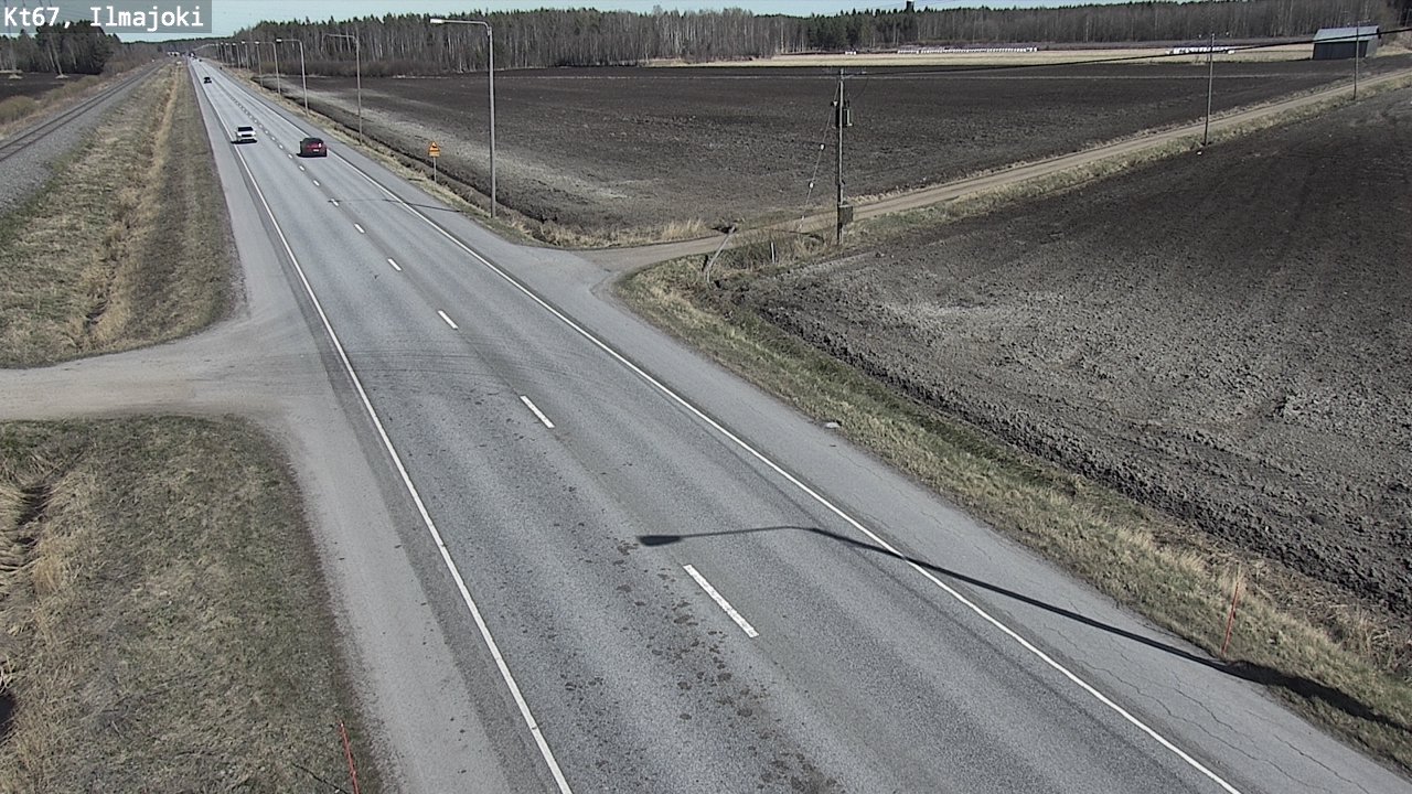 Weather Camera Image Road 67 Ilmajoki, Ilmajoki, Etelä-Pohjanmaa