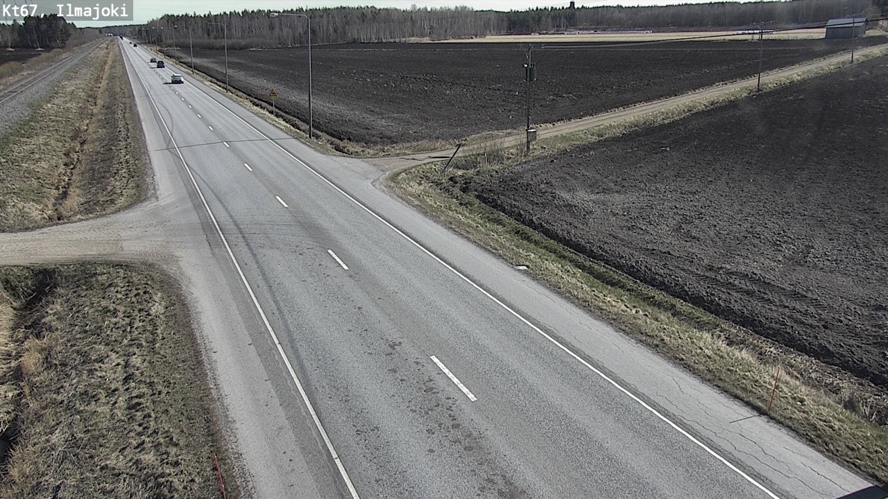 Weather Camera Image Road 67 Ilmajoki, Ilmajoki, Etelä-Pohjanmaa