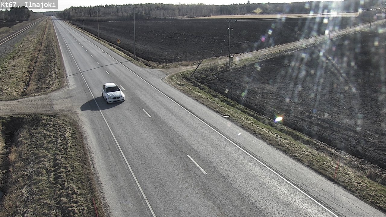 Weather Camera Image Road 67 Ilmajoki, Ilmajoki, Etelä-Pohjanmaa