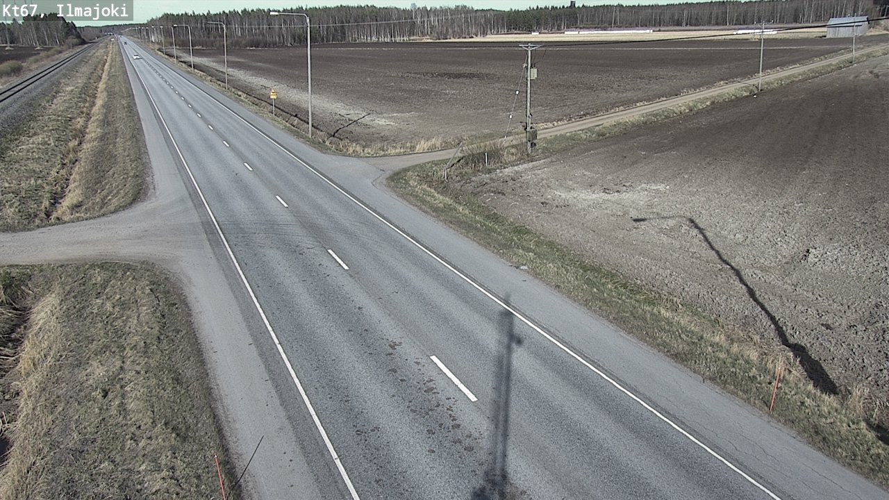 Weather Camera Image Road 67 Ilmajoki, Ilmajoki, Etelä-Pohjanmaa