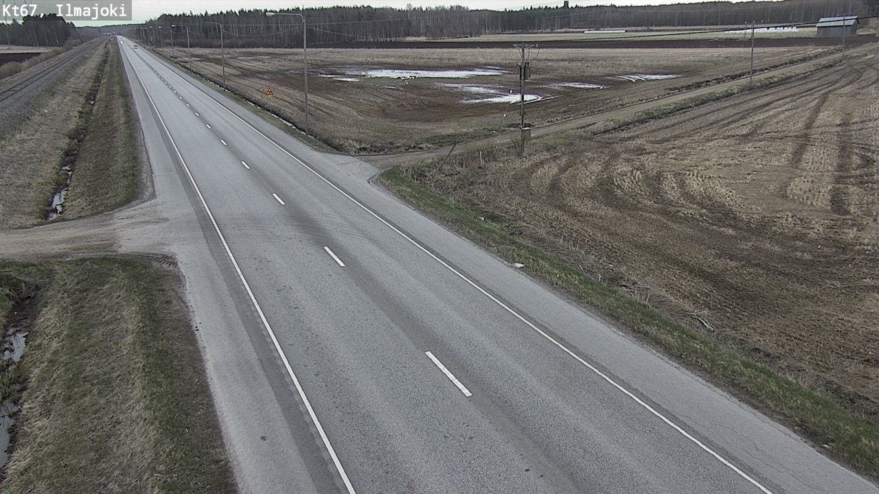 Weather Camera Image Road 67 Ilmajoki, Ilmajoki, Etelä-Pohjanmaa